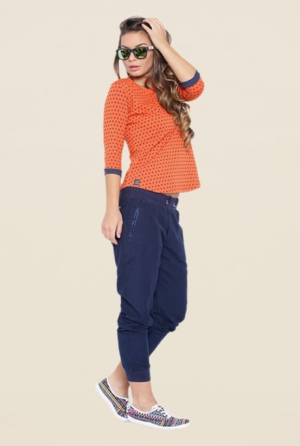 Cult Fiction Orange Printed T Shirt Cult Fiction Orange Printed T Shirt
