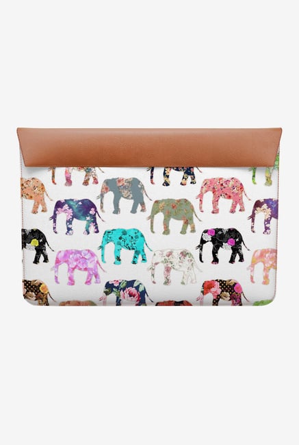 DailyObjects Floral Elephant MacBook 12 Envelope Sleeve DailyObjects Floral Elephant MacBook 12 Envelope Sleeve