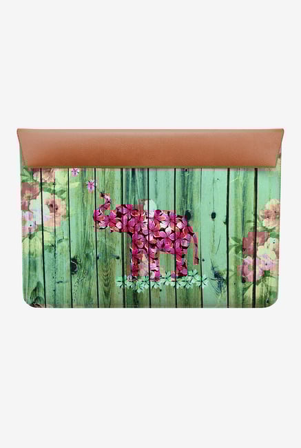 DailyObjects Flower Elephant MacBook Pro 15 Envelope Sleeve DailyObjects Flower Elephant MacBook Pro 15 Envelope Sleeve