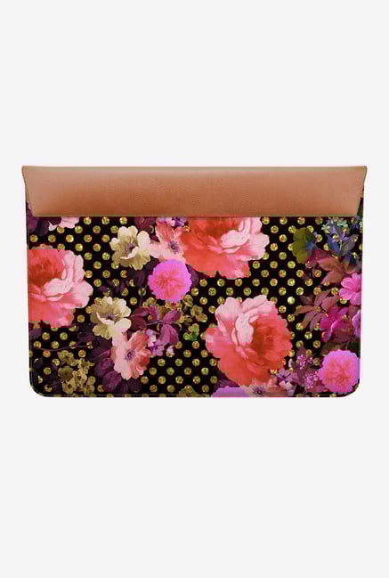 DailyObjects Flowers Dots MacBook 12 Envelope Sleeve DailyObjects Flowers Dots MacBook 12 Envelope Sleeve