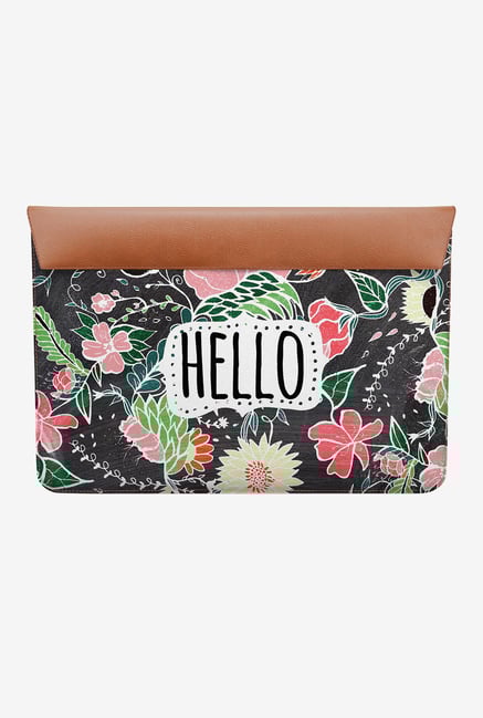 DailyObjects Flowers Hello MacBook 12 Envelope Sleeve DailyObjects Flowers Hello MacBook 12 Envelope Sleeve