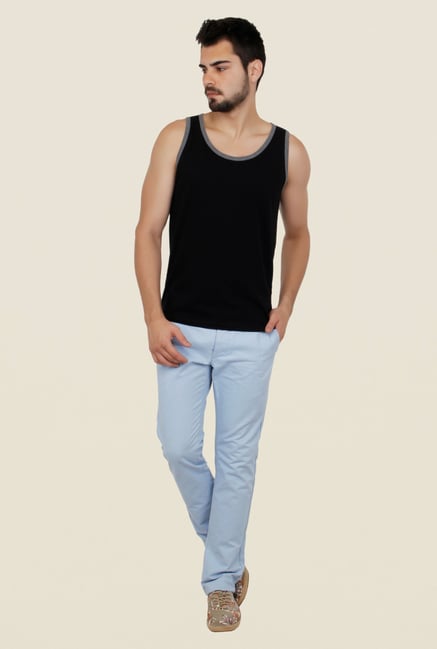 Cult Fiction Black Solid Vest Cult Fiction Black Solid Vest