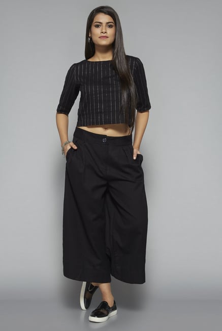 Bombay Paisley by Westside Black Culottes Bombay Paisley by Westside Black Culottes