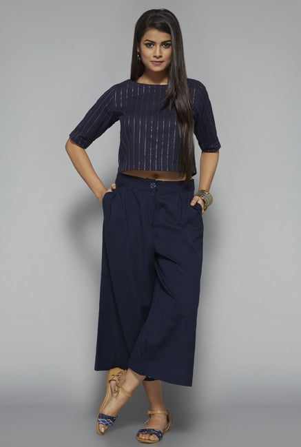 Bombay Paisley by Westside Navy Culottes Bombay Paisley by Westside Navy Culottes