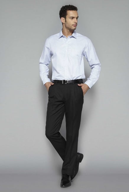 Weststreet by Westside Blue Striped Shirt Weststreet by Westside Blue Striped Shirt