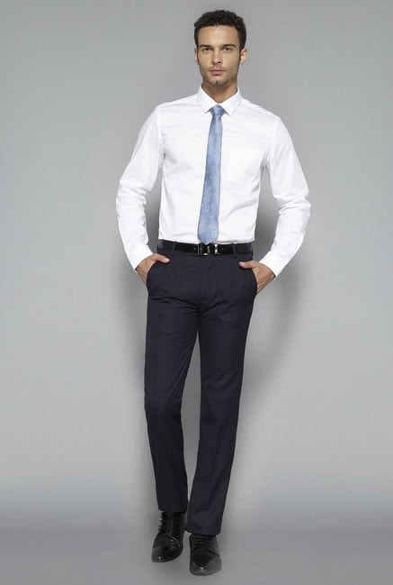 Weststreet by Westside White Checks Shirt Weststreet by Westside White Checks Shirt