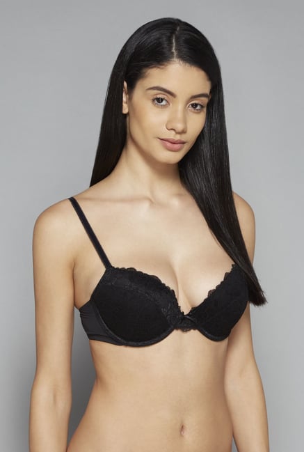 Wunderlove by Westside Black Balconette Bra Wunderlove by Westside Black Balconette Bra