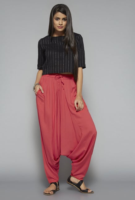Bombay Paisley by Westside Coral Dhoti Pant Bombay Paisley by Westside Coral Dhoti Pant