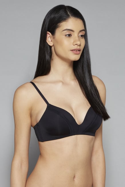 Wunderlove by Westside Black Seamless Bra Wunderlove by Westside Black Seamless Bra