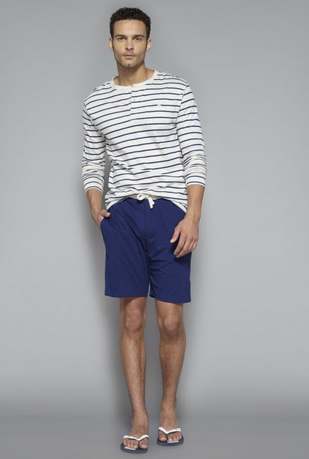 Bodybasics by Westside Off White Striped T Shirt Bodybasics by Westside Off White Striped T Shirt