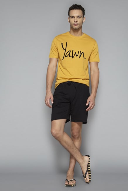 Bodybasics by Westside Black Solid Shorts Bodybasics by Westside Black Solid Shorts