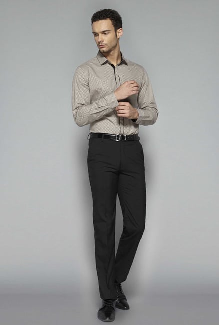 Weststreet by Westside Beige Printed Shirt Weststreet by Westside Beige Printed Shirt