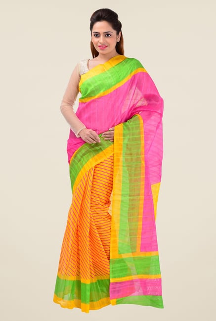 Triveni Multicolor Printed Art Silk Saree Triveni Multicolor Printed Art Silk Saree