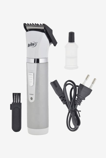 Brite BHT-700 Professional Hair Trimmer for Unisex (Silver) Brite BHT-700 Professional Hair Trimmer for Unisex (Silver)