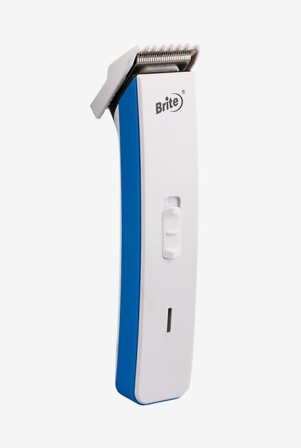 Brite Rechargeable BHT-760 Trimmer For Men (Blue/White) Brite Rechargeable BHT-760 Trimmer For Men (Blue/White)