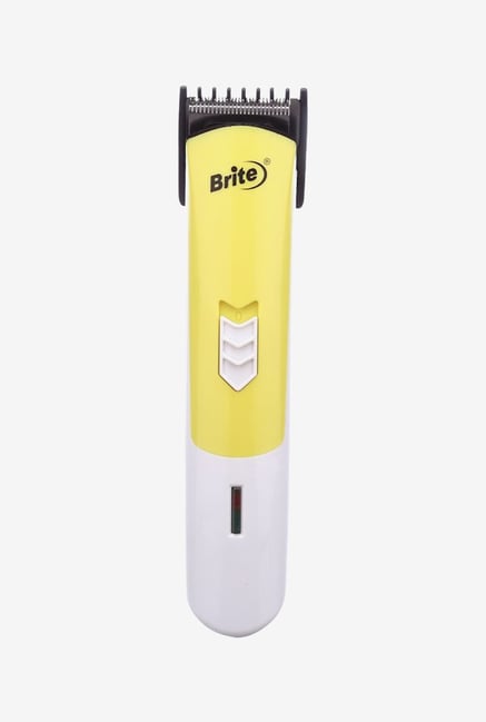 Brite Rechargeable BHT-605 2 in 1 Trimmer for Men (Yellow) Brite Rechargeable BHT-605 2 in 1 Trimmer for Men (Yellow)
