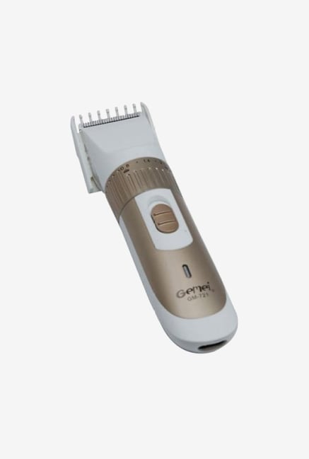 Gemei TRI-721-G Trimmer for Men (White & Gold) Gemei TRI-721-G Trimmer for Men (White & Gold)