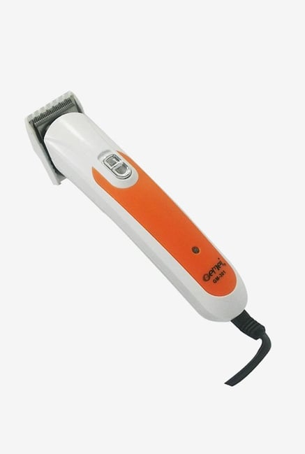 Gemei Rechargeable GM-301 Trimmer for Men (White/Orange) Gemei Rechargeable GM-301 Trimmer for Men (White/Orange)