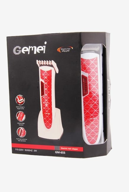 Gemei 2 in 1 GM-655 Shaver for Men (Red) Gemei 2 in 1 GM-655 Shaver for Men (Red)