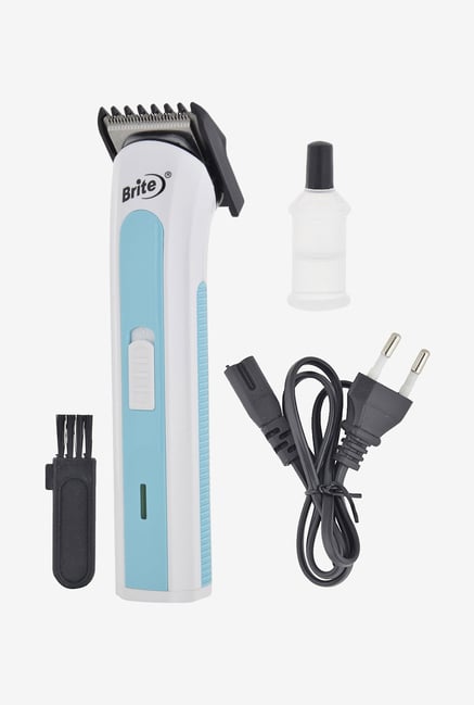 Brite BHT-502 Trimmer for Unisex (White & Blue) Brite BHT-502 Trimmer for Unisex (White & Blue)