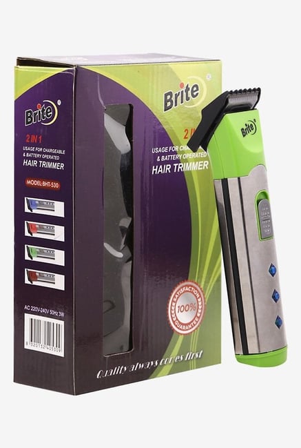 Brite BHT-530/00 Trimmer for Men (Green) Brite BHT-530/00 Trimmer for Men (Green)
