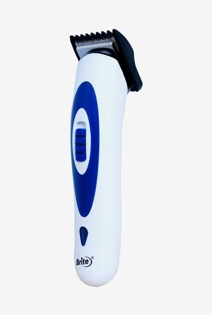 Brite BHT-580 2 in 1 Trimmer for Men (White & Blue) Brite BHT-580 2 in 1 Trimmer for Men (White & Blue)