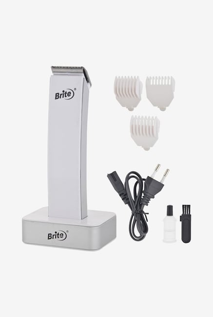 Brite BHT-1010 Trimmer with Dock for Unisex (White) Brite BHT-1010 Trimmer with Dock for Unisex (White)