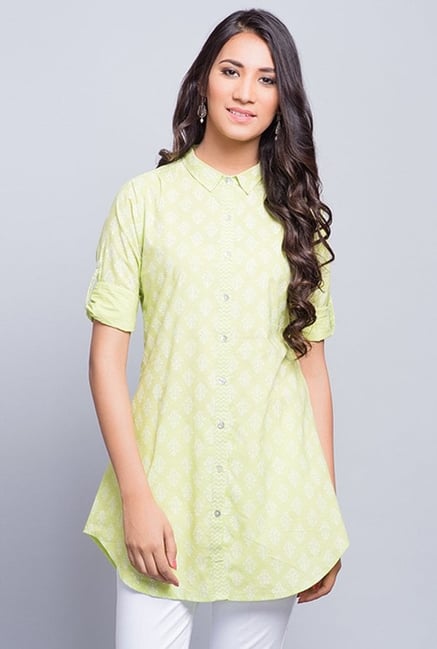 Fabindia Green Block Print Tunic Fabindia Green Block Print Tunic