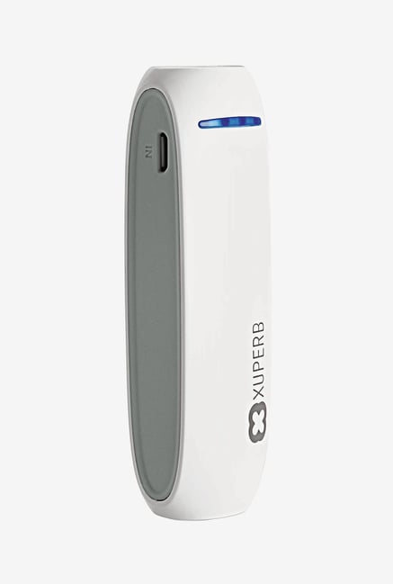 Xuperb XU-Alpha 26 2600 mAh Power Bank (White & Grey) Xuperb XU-Alpha 26 2600 mAh Power Bank (White & Grey)
