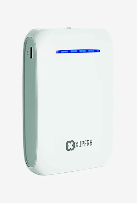 Xuperb XU-Alpha 104 10400 mAh Power Bank (White & Grey) Xuperb XU-Alpha 104 10400 mAh Power Bank (White & Grey)