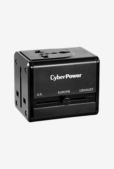 CyberPower TR01WSUB0-UN Travel Worldwide Adaptor (Black) CyberPower TR01WSUB0-UN Travel Worldwide Adaptor (Black)