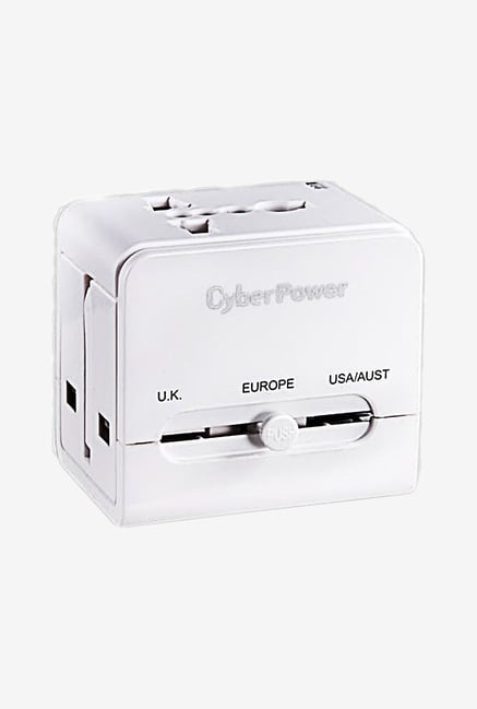 CyberPower TR01WSUA0-UN Travel Worldwide Adaptor (White) CyberPower TR01WSUA0-UN Travel Worldwide Adaptor (White)