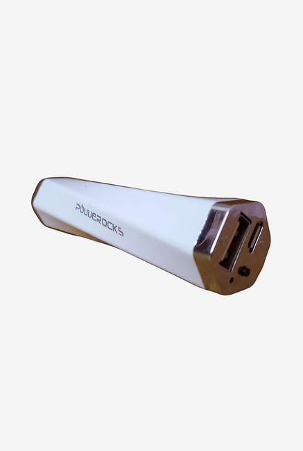 Powerocks Twist 26 2600mAh Power Bank (White & Silver) Powerocks Twist 26 2600mAh Power Bank (White & Silver)
