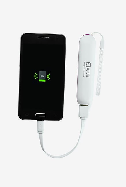 Xuperb XU-BETA 26 2600 mAh Power Bank (White & Blue) Xuperb XU-BETA 26 2600 mAh Power Bank (White & Blue)