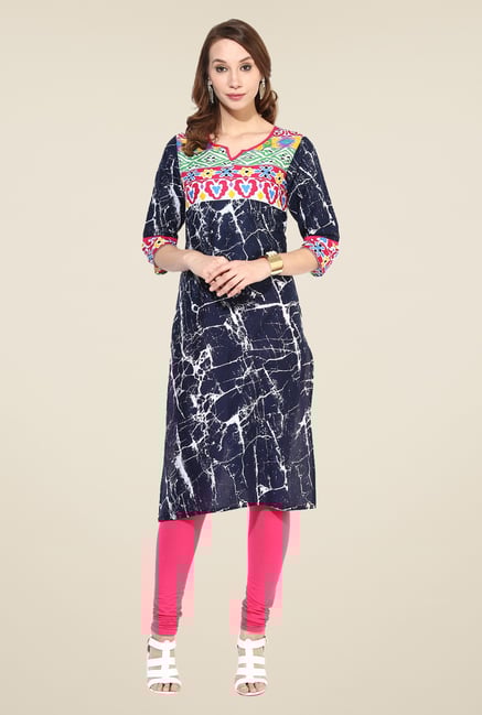 Shree Multicolor Cotton Printed Kurta Shree Multicolor Cotton Printed Kurta