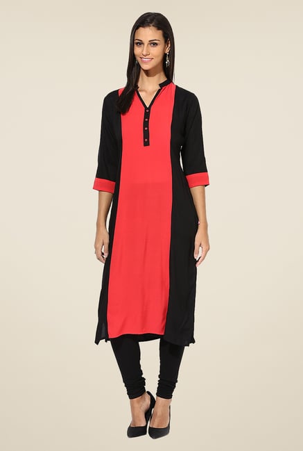 Shree Coral Rayon Solid Kurta Shree Coral Rayon Solid Kurta