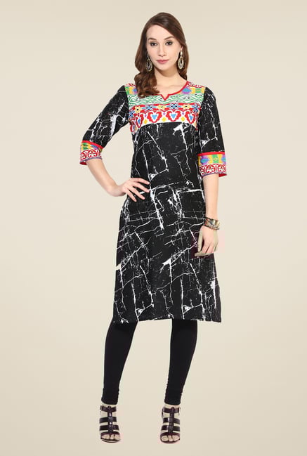 Shree Multicolor Cotton Printed Kurta Shree Multicolor Cotton Printed Kurta