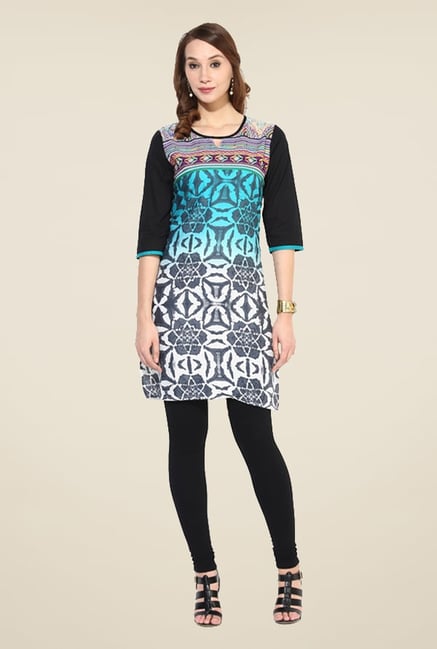 Shree Multicolor Cotton Printed Kurti Shree Multicolor Cotton Printed Kurti
