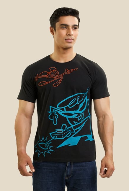 Dexter & Dee Dee Black Graphic T-shirt Dexter & Dee Dee Black Graphic T-shirt
