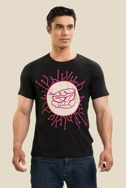 Dexter Eeks Black Graphic T-shirt Dexter Eeks Black Graphic T-shirt
