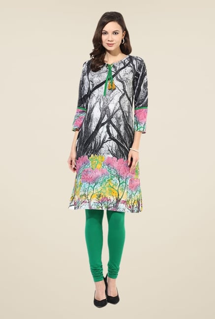 Shree Multicolor Cotton Printed Kurti Shree Multicolor Cotton Printed Kurti
