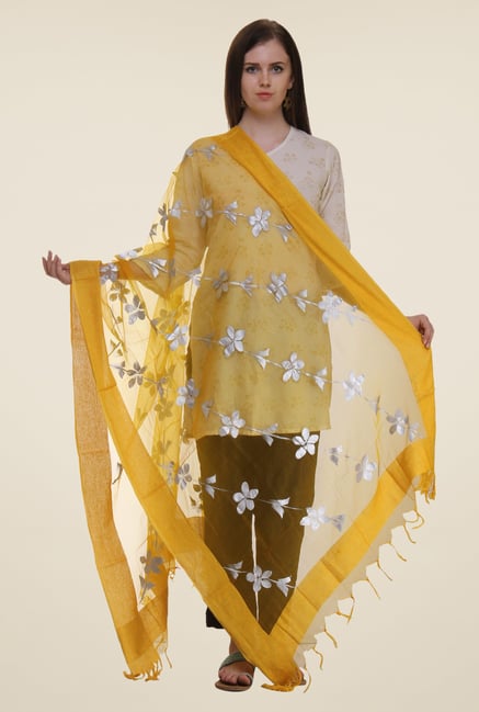 Shree Mustard Polyester Dupatta Shree Mustard Polyester Dupatta