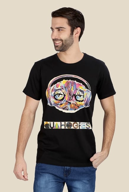 Family Guy Quahogfest Black Graphic T-shirt Family Guy Quahogfest Black Graphic T-shirt