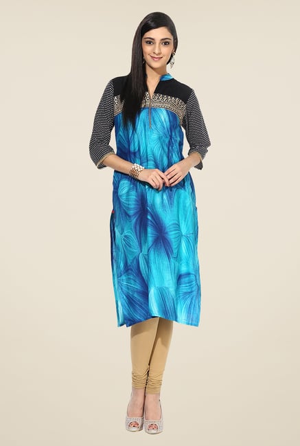Shree Aqua Cotton Printed Kurta Shree Aqua Cotton Printed Kurta