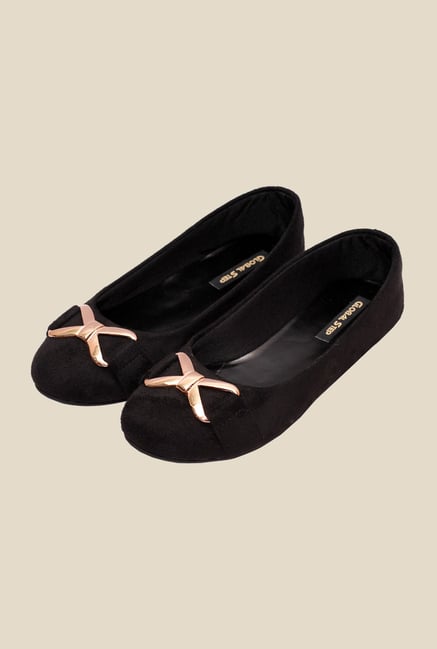 Global Step Black Flat Ballets Global Step Black Flat Ballets
