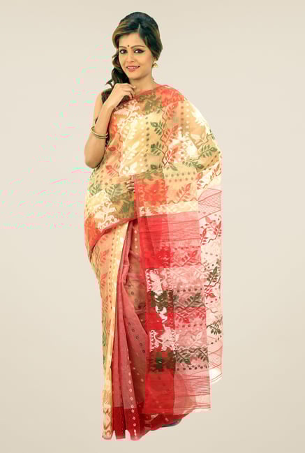Bengal Handloom Multicolor Printed Silk Saree Bengal Handloom Multicolor Printed Silk Saree