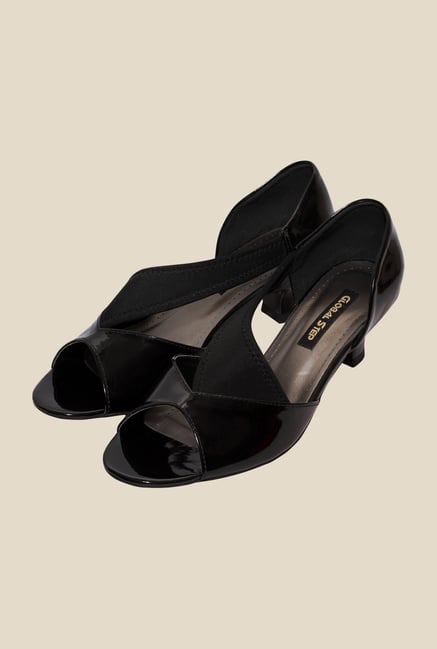 Global Step Black Casual Sandals Global Step Black Casual Sandals