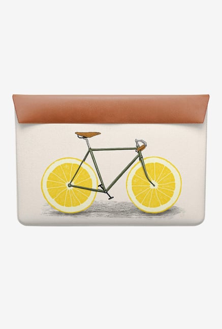 DailyObjects Yellow Wheels MacBook 12 Envelope Sleeve DailyObjects Yellow Wheels MacBook 12 Envelope Sleeve