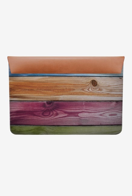 DailyObjects Wooden Rainbow MacBook Pro 13 Envelope Sleeve DailyObjects Wooden Rainbow MacBook Pro 13 Envelope Sleeve