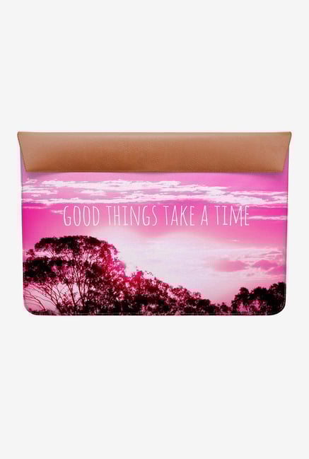 DailyObjects Things Take Time MacBook Pro 13 Envelope Sleeve DailyObjects Things Take Time MacBook Pro 13 Envelope Sleeve